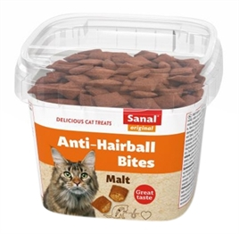 Sanal cat hairball bites cup 75 gram