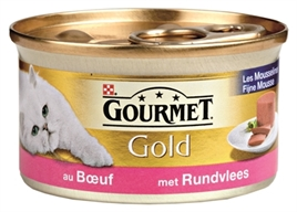 Gourmet gold fijne mouse rund 85 gr (Verpakt per 24)